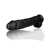 BUTTR Operation Dingo Huge Dildo - XXL Black Dildo with Suction Cup, 43.2 cm / 17"