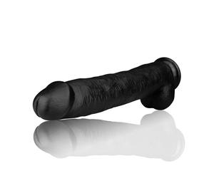 BUTTR Operation Dingo Huge Dildo - XXL Black Dildo with Suction Cup, 43.2 cm / 17"
