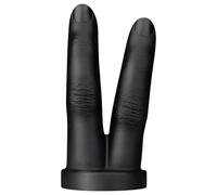 BUTTR Victory - Double Finger Anal Dildo (Black)