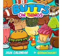 Butts on Things 2026 Wall Calendar