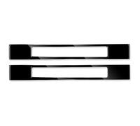 BUTUFYTR Car Interior Refinishing Trim Cover For Mustang 2015-2020 Door Sill Protector Decoration Cover Abs(Black)