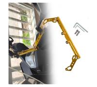 BUTUFYTR For B&MW C400GT C400X C 400 GT C 400 X 2019-2022 CNC Handlebar Balance Bar Navigation Bar Mobile Phone Holder Navigation Bracket Motorcycle(Gold)