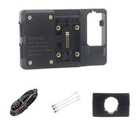 BUTUFYTR For B&MW For R1200GS LC For Adventure S1000XR R1200RS R1200R Motorcycle Charger Mobile Phone Holder Stand USB Navigation Bracket Navigation Bracket Motorcycle(-05-Wireless 22mm Clip)