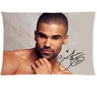 Butuku Criminal Minds Shemar Moore Zippered Pillow case Covers Standard Size 20"x30" (one side)