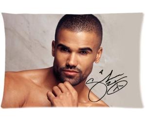 Butuku Criminal Minds Shemar Moore Zippered Pillow case Covers Standard Size 20"x30" (one side)