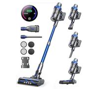 Buture Pro BP10 Cordless Vacuum, 33KPA/400W, Powerful Cordless Broom with Touch Screen, 55 Minutes of Use and Removable Battery, 1.2L Capacity, for Home and Pets