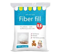 BUTUZE Polyester Fiber, Premium Fiber Fill, High Resilience Fill Fiber, Stuffing for Small Dolls Part Pillow Comforter DIY, 250g/8.8oz, Recyclable