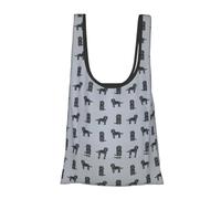 ButxeT Shopping Bags,Reusable Grocery Bags Foldable Tote Bags Large Washable Carry Bag,Cockapoo Black Cockapoo Black Cockapoo Dog Dog Dogs