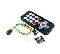 Butyge HX1838 Infrared Wireless Remote Control Kit Remote Control Robot Module As Shown PCB+Plastic