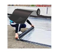 Butyl Aluminum Foil Butyl Seal Tape，Provides an Instant Watertight Seal,Self-Adhesive Sheds Roofing Felt，for Roofs, Floors, Lofts, Asphalt Roof Shingles(THK1.5mm/W1*L10m)