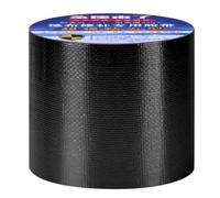 Butyl Tape Waterproof Tape， Tarpaulin Repair Tape god kvalitet PVC Rainproof Cloth Adhesive Outdoor Awning Gummed Film Parts(Black,7.5M-0.5MM-5CM)