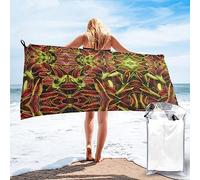 BUULOO Quick Dry Carnivorous Plant Towel/Microfiber Beach Towels For Travel Swimmers/Beach/Women Men Girls,Super Absorbent