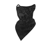BUULOO Windproof Sports Breathable Gothic Wallpaper Skull Protective Masks, Outdoor Face Masks Ski Masks Shield Scarf Men Women