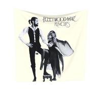 Buulotpp Fleetwood Mac Rumours 1977 Music Art Tapestry Poster Size 28" x 28" Wall Living Room Bedroom Wall Decor Wall Hanging Decoration Frameless Art Gift Wall Cloth 70x70 cm