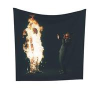 Buulotpp Metro Boomin Heroes & Villains Album Tapestry Poster Size 28" x 28" Wall Living Room Bedroom Wall Decor Wall Hanging Decoration Frameless Art Gift Wall Cloth 70x70 cm