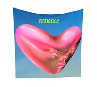 Buulotpp Romance Fontaines D.C. Music Album Tapestry Poster Size 28" x 28" Wall Living Room Bedroom Wall Decor Wall Hanging Decoration Frameless Art Gift Wall Cloth 70x70 cm