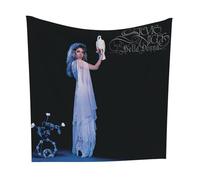 Buulotpp Singer Stevie Nicks Vintage Tapestry Poster Size 28" x 28" Wall Living Room Bedroom Wall Decor Wall Hanging Decoration Frameless Art Gift Wall Cloth 70x70 cm