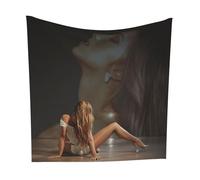 Buulotpp Tate McRae So Close to What Music Album Tapestry Poster Size 28" x 28" Wall Living Room Bedroom Wall Decor Wall Hanging Decoration Frameless Art Gift Wall Cloth 70x70 cm