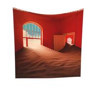 Buulotpp The Slow Rush Tame Impala Music Album Tapestry Poster Size 28" x 28" Wall Living Room Bedroom Wall Decor Wall Hanging Decoration Frameless Art Gift Wall Cloth 70x70 cm