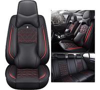 Buuoo Car Seat Covers Universal Fit for Mercedes Benz A160 B180 B200 B260 C180 C200 C200K C220 C250 C280 C300 C350 C450 G350d G500 T203 T210 Premium Leather Protective Set
