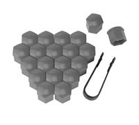 BUVBRJDR 20 Pcs Wheel Nut Caps Bolt Covers, for Seat ATECA 2017-2024 Dust Proof Durable Wheel Hex Nut Bolt Cap Nuts Protection Cap Car Wheel Accessory,C-21MM