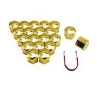 BUVBRJDR 20 Pcs Wheel Nut Caps Bolt Covers, for Seat Ibiza IV 2012-2015 Dust Proof Durable Wheel Hex Nut Bolt Cap Nuts Protection Cap Car Wheel Accessory,D-19MM