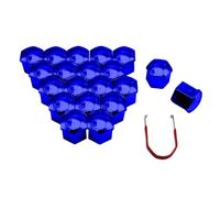 BUVBRJDR 20 Pcs Wheel Nut Caps Bolt Covers, for Seat Ibiza IV 2012-2015 Dust Proof Durable Wheel Hex Nut Bolt Cap Nuts Protection Cap Car Wheel Accessory,B-17MM
