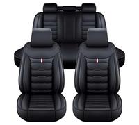BUVBRJDR Car Seat Cover Sets, for KIA Venga 2009-2019 2020 2021 2022 2023 2024 2025 Leather Front Rear Seat Covers Waterproof Scratch Seat Protectors Interior Accessories