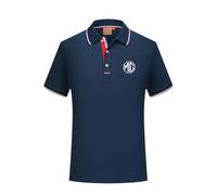 BUVBRJDR Men's T-Shirt, For MG MG3 II 2013-2018 Breathable Short Sleeve Tee Mens Sports Short Sleeve T-Shirt Men's Casual Short Sleeve Shirts Car Clothing,A-L