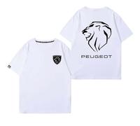 BUVBRJDR Men's T-Shirt, For Peugeot 308 308 SW 2007-2010 Breathable Short Sleeve Tee Mens Sports Short Sleeve T-Shirt Men's Casual Short Sleeve Shirts Car Clothing,A-XXXL