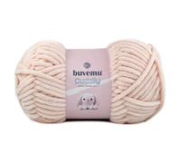 Buvemu Cuddly Velvet Chenille Yarn, Super Soft Fluffy Bulky for Knitting Crocheting Crafting Blanket Amigurumi, Durable for Shedding, 100 Gram (3.53 Ounces) 109 Yards (100 Meters) (Nude)