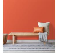 BUVU Vinyl Wallpaper 0.53 x 10 m Orange Washed Wallpaper
