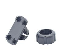 Buwei 17mm Round Dead To 4 Buckle Adapter For Car Cellphone Holder Tablet Stand Cradle