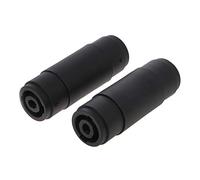 Buwei 2 Pcs 4-Pin Pole Female To Female Speakon Coupler Adapter Audio Cable Connector