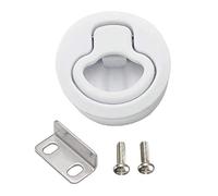 Buwei 2" Round Locking Flush Pull Latch Replacement Plastic for RV Marine Boat Southco Locking