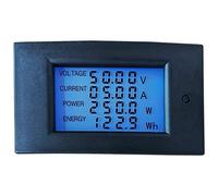 Buwei 20A DC 7.5-100V Digital LCD Voltmeter Ammeter Wattmeter Power Energy Meter Volt kwh Watt Amp