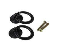 Buwei 2Pcs Furniture Handle Black Kitchen Cabinets Pull Handle Knobs Drawer Door