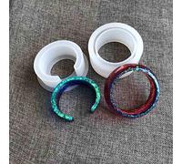 Buwei 2Pcs Open Cuff Silicone Mold Jewelry Making Wide Bracelet Bangle jewelry Tools