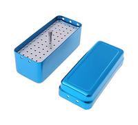 buwei 3 colors 72 Hole Aluminium Autoclave Sterilizer Case Burs Dental Disinfection Endo Files Holder Box For Oral Care Tools