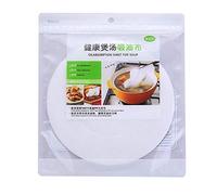 Buwei 30pcs Round Soup Oil Absorbing Paper Absorption Membrane Pads Kitchen Food Cook