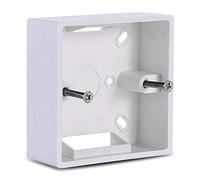 Buwei 86X86 PVC Thickening Junction Box Wall Mount Cassette For Switch Socket Base Switch Bottom Box Electrical Box Accessories