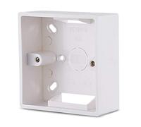 Buwei 86X86 PVC Thickening Junction Box Wall Mount Cassette For Switch Socket Base Switch Bottom Box Electrical Box Accessories