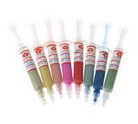 Buwei 8Pcs Diamond Polishing Lapping Pastes Compound Syringes Set 0.5-10 Micron Tools