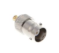 Buwei BNC Female Jack to MCX Male Plug Straight RF Coax Coaxial Connector Adapter