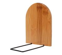 buwei Nature Bamboo Desktop Organizer Office Home Bookends Book Ends Stand Holder Shelf Bookrack