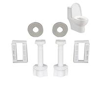 Buwei Screw Nut 2 Pcs Universal Toilet Lid Screw Toilet Seat Fixing Screwbolts Expansion Screw Kit Toilet Connector Nuts Accessories