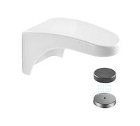 Buwei Soap Holder Magnetic Soap Holder Bathroom Shower Dish Plates Storage Box Wall Mounted Self Adhesive Soap Dishes for Wall Shower, White