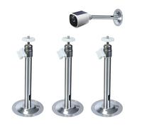 Buwesru 3PCS Stainless Steel Extremely Long Camera Mount for eufyCam 2C/2C Pro, 3C/S300, for Ring Camera, for SoloCam S220/C210, Adjustable Wall Mount Brackets Indoor/Outdoor