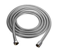 Buwico Extra Long Replacement Shower Hose 118-Inch (3-Meter), Stainless Steel