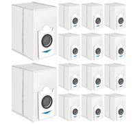 BUXEBUX 14 Pack T30S Combo Dust Bags Compatible with Only for ECOVACS DEEBOT T30S Combo Vacuum Cleaner, Vacuum Replacement Bags, Large Capacity Dirt Disposable Vacuum Bags. Not fits for T30S models.